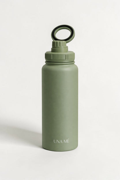 UNA MÉ Magnetic Hydration Bottle · 32oz Double-Wall Steel